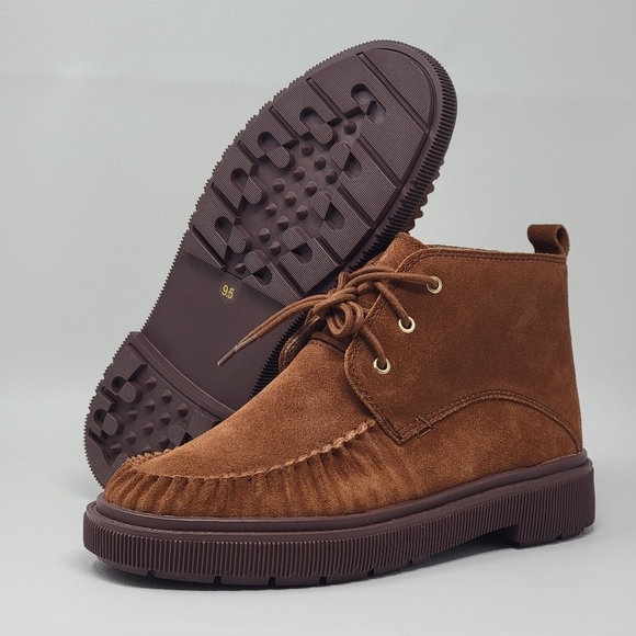 Anthropologie Kelsi Dagger Womens Size 9.5 Brooklyn Palisade Suede Bootie New - Picture 1 of 9